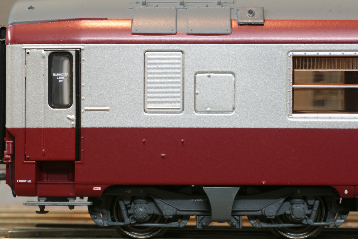 LS Models 40158 Voiture Vru Restaurant, Livré Prototype Libre Service Sncf