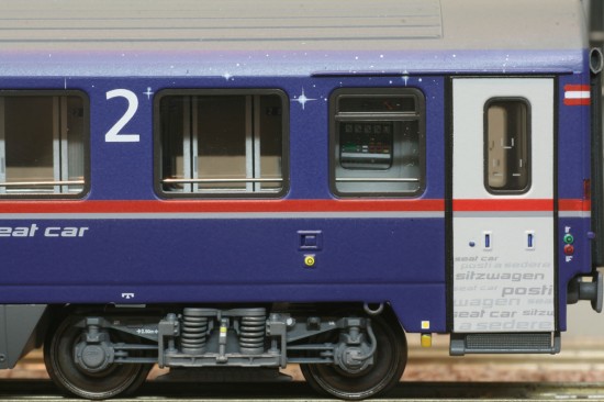 L.S. Models 97024 OeBB NightJet bmz バラ LS 97024 Set “NightJet” WLABmz/Bmz 21-91.1 der ÖBB Ep VI